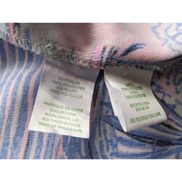 Lilly Pulitzer Sz 4 SAHAR Shorts Romper in Whisper Blue - Picture 7 of 10